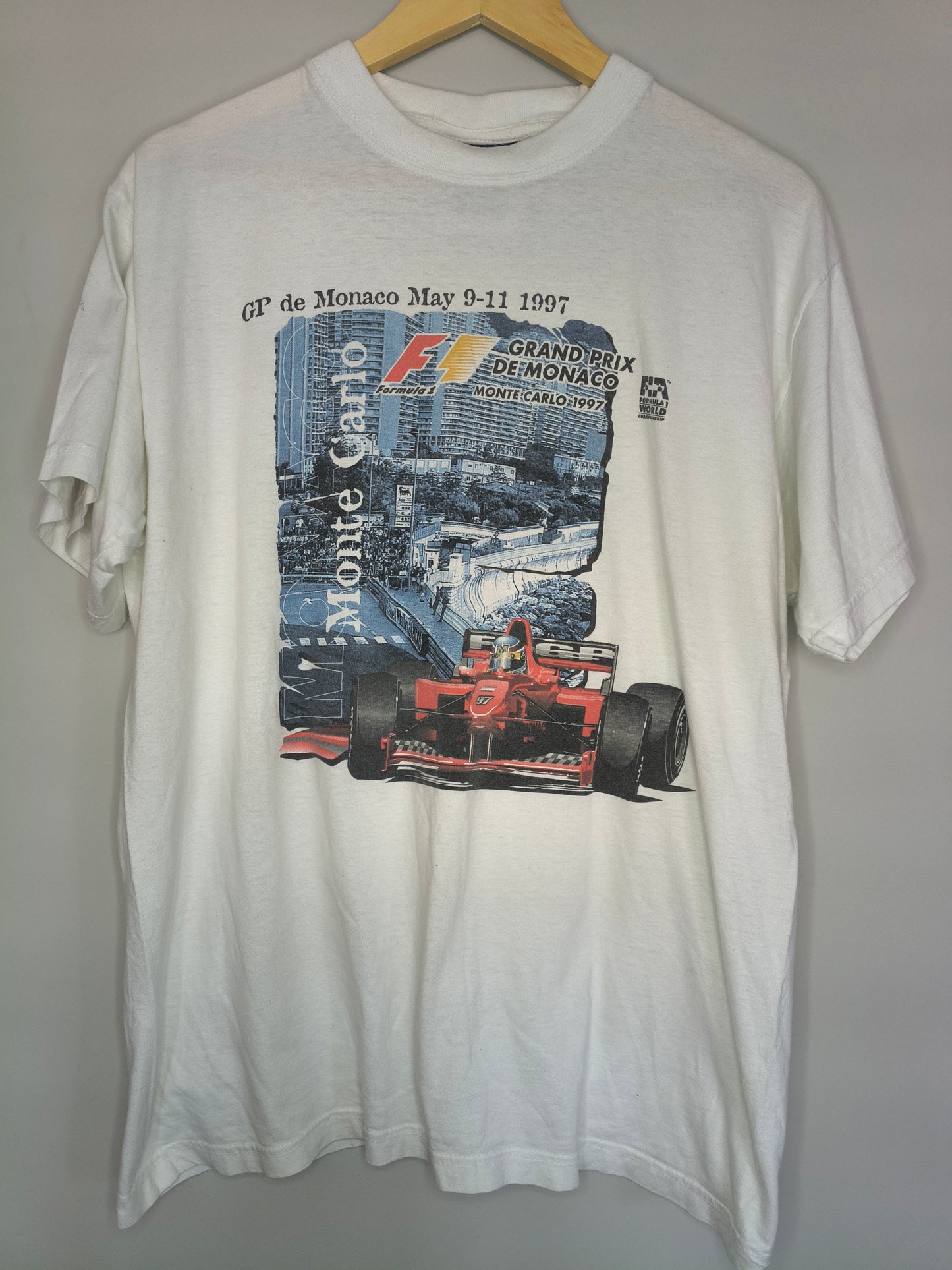 1997 LV Grand Prix de Monaco Grand Prix official t-shirt Monte Carlo vintage F1