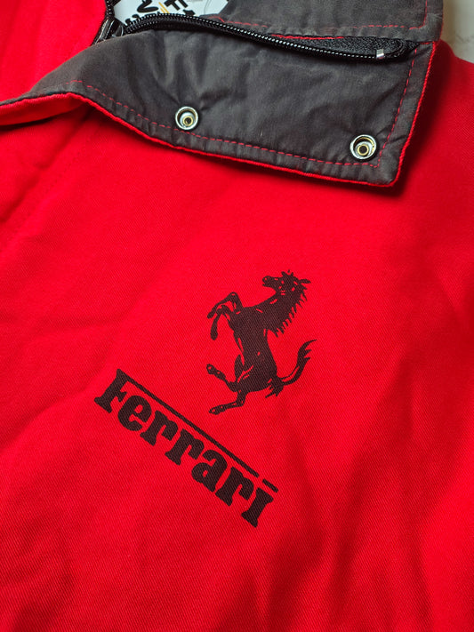 Vintage Scuderia Ferrari jacket made in UK formula one F1 grand Prix