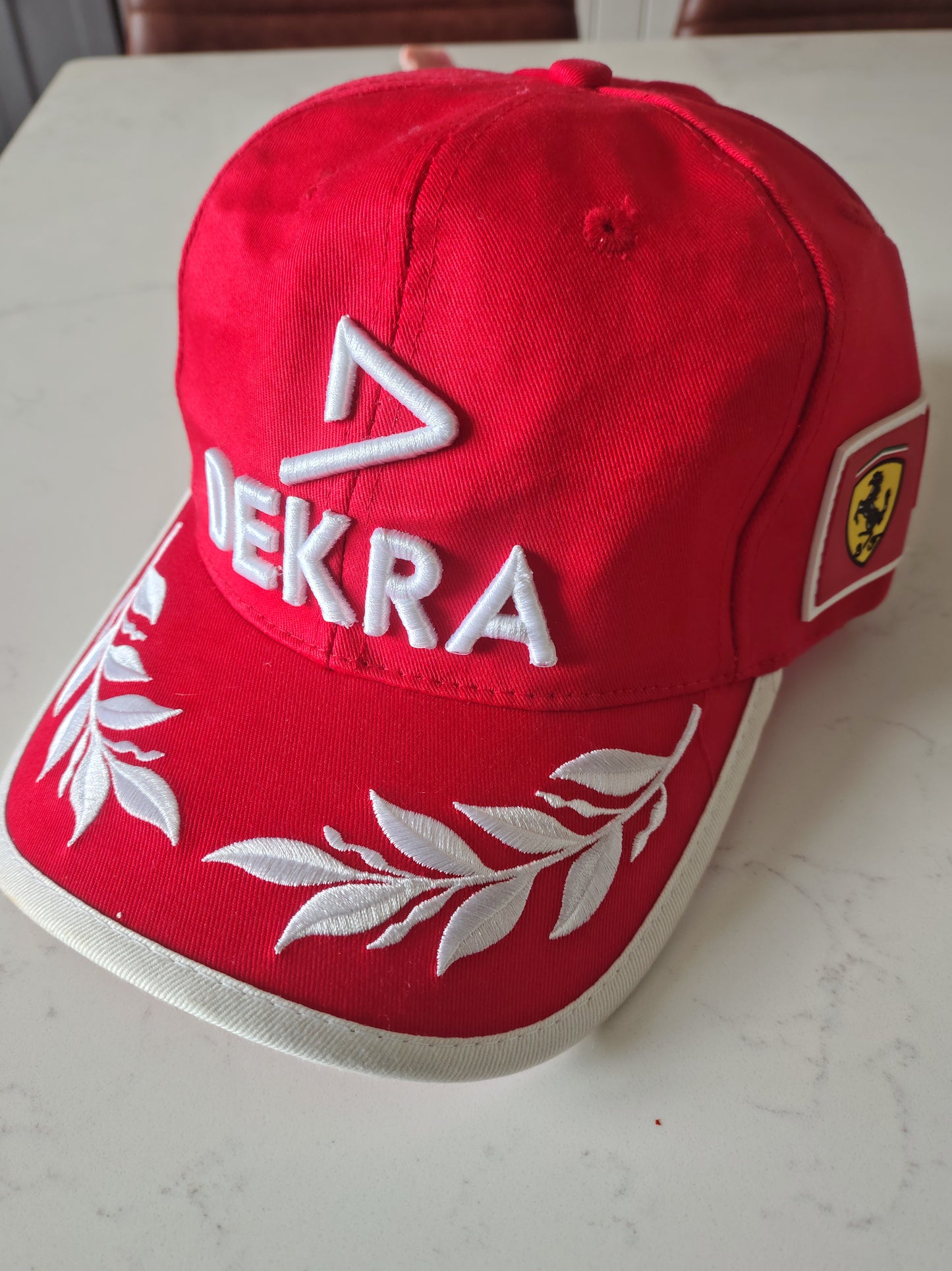 Official Michael Schumacher F1 Ferrari cap hat PPM Dekra world champion