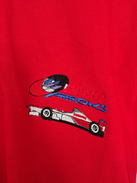 1997 Danka Arrows Yamaha A18 polo shirt Damon Hill formula one F1 grand prix