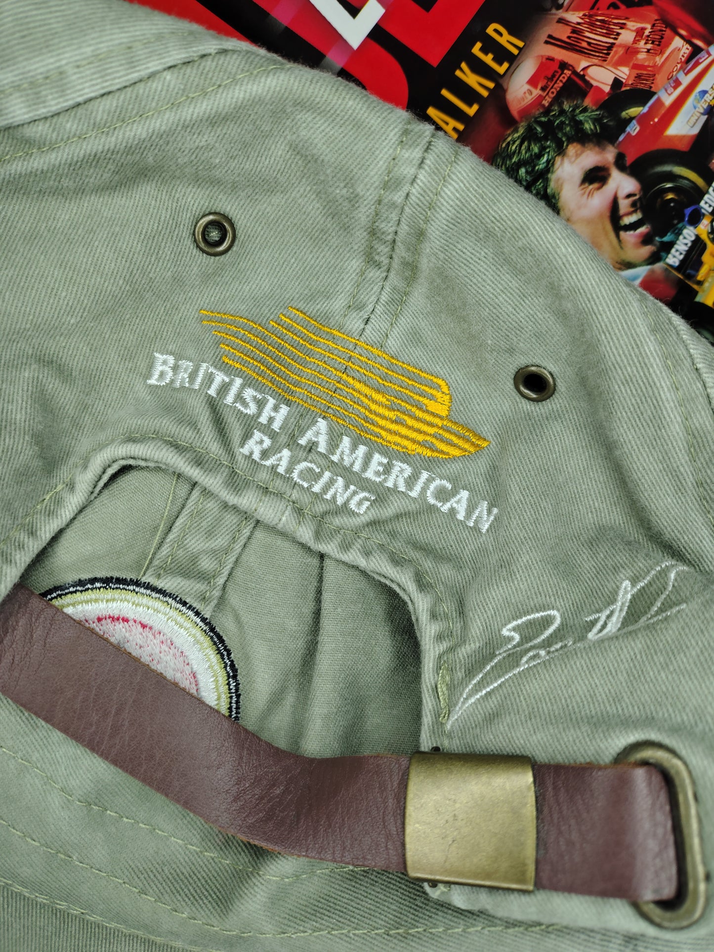 2000 BAR Honda Jacques Villeneuve cap Lucky Strike Luckies official