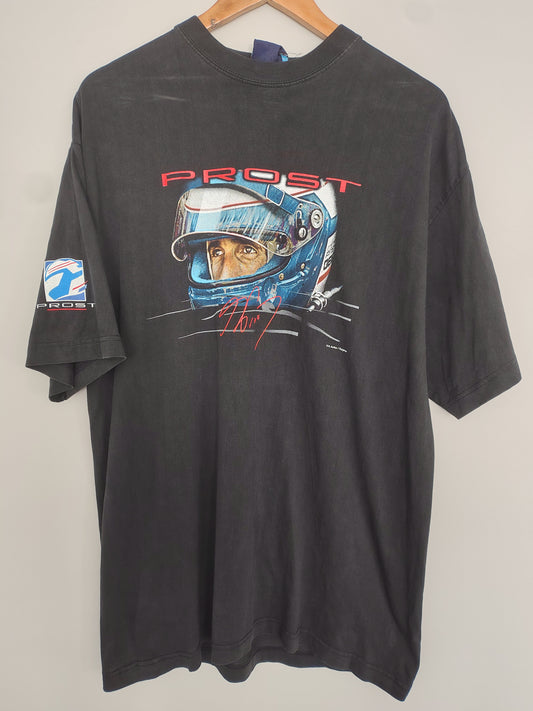 Official Alain Prost t-shirt black large