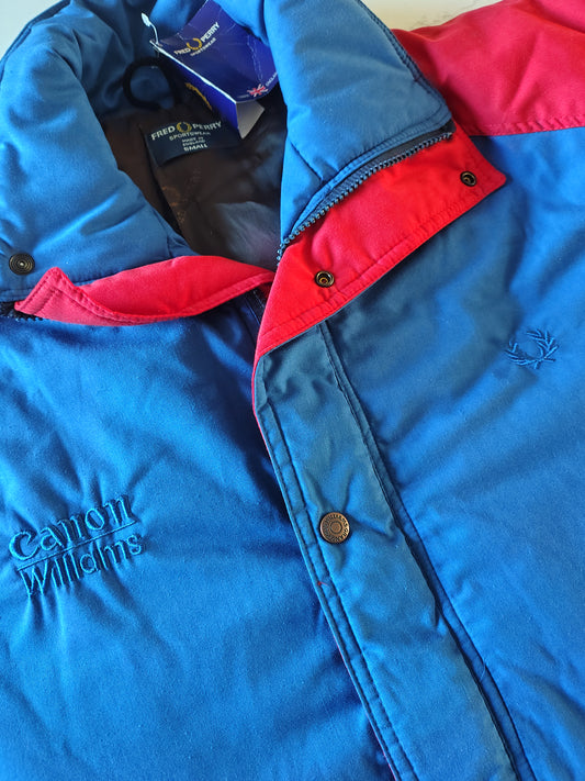 1992 Canon Williams Fred Perry team grid Jacket Mansell Prost pit track Grand Prix F1 FW14B Deadstock made in England with tags