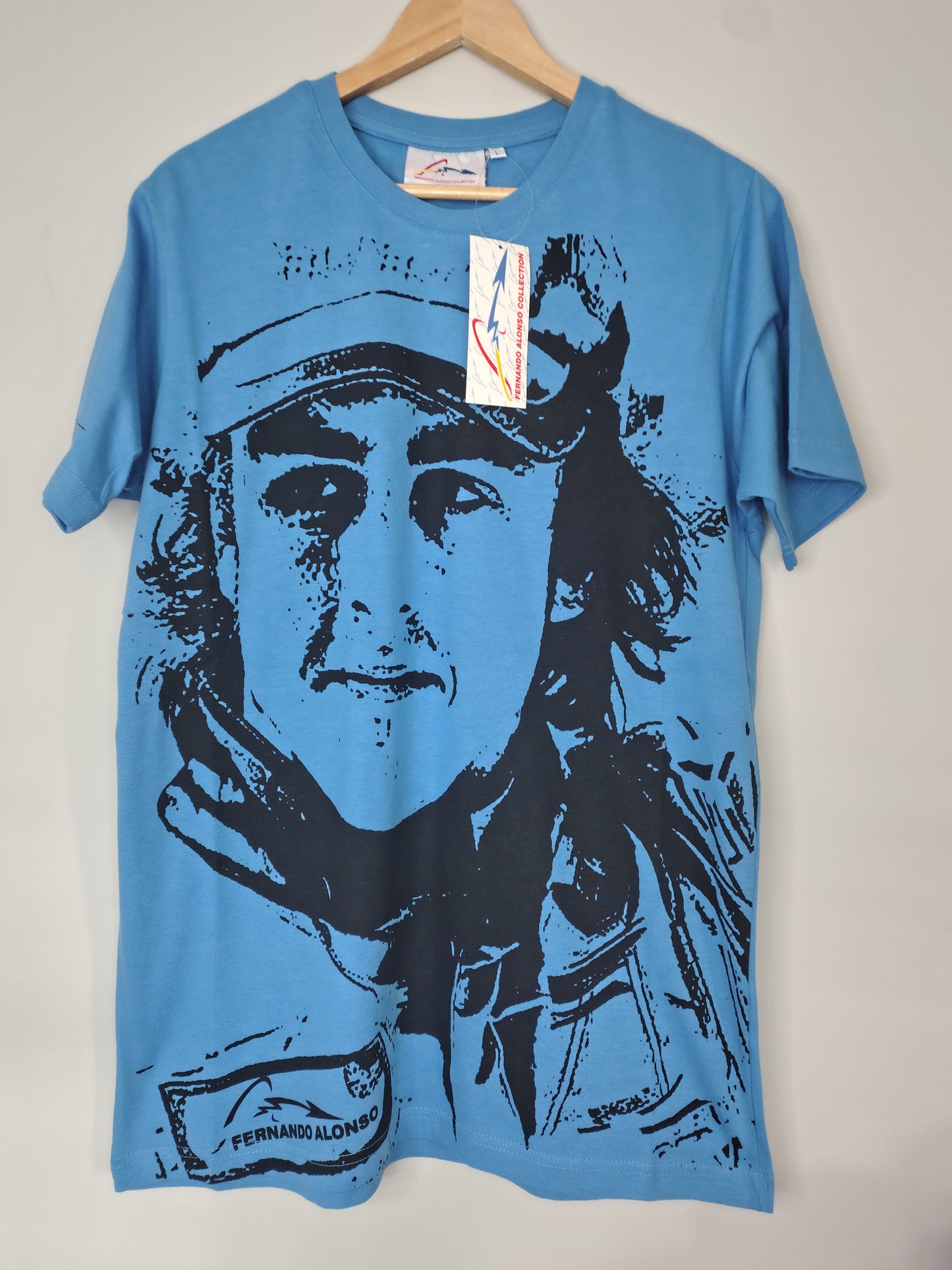 Official Fernando Alonso Renault F1 team t-shirt circa 2005 blue various sizes
