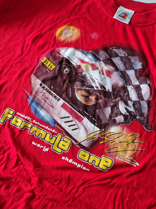 Official Michael Schumacher F1 red t-shirt