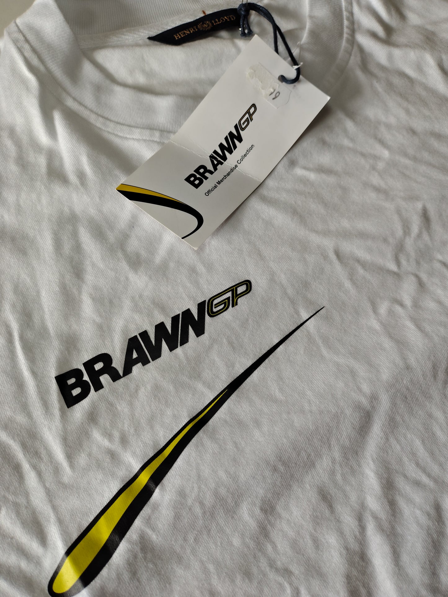 Official Brawn GP T-shirt Jenson Button Henri Lloyd Mens Formula 1 F1