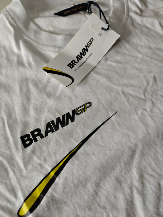 Official Brawn GP T-shirt Jenson Button Henri Lloyd Mens Formula 1 F1