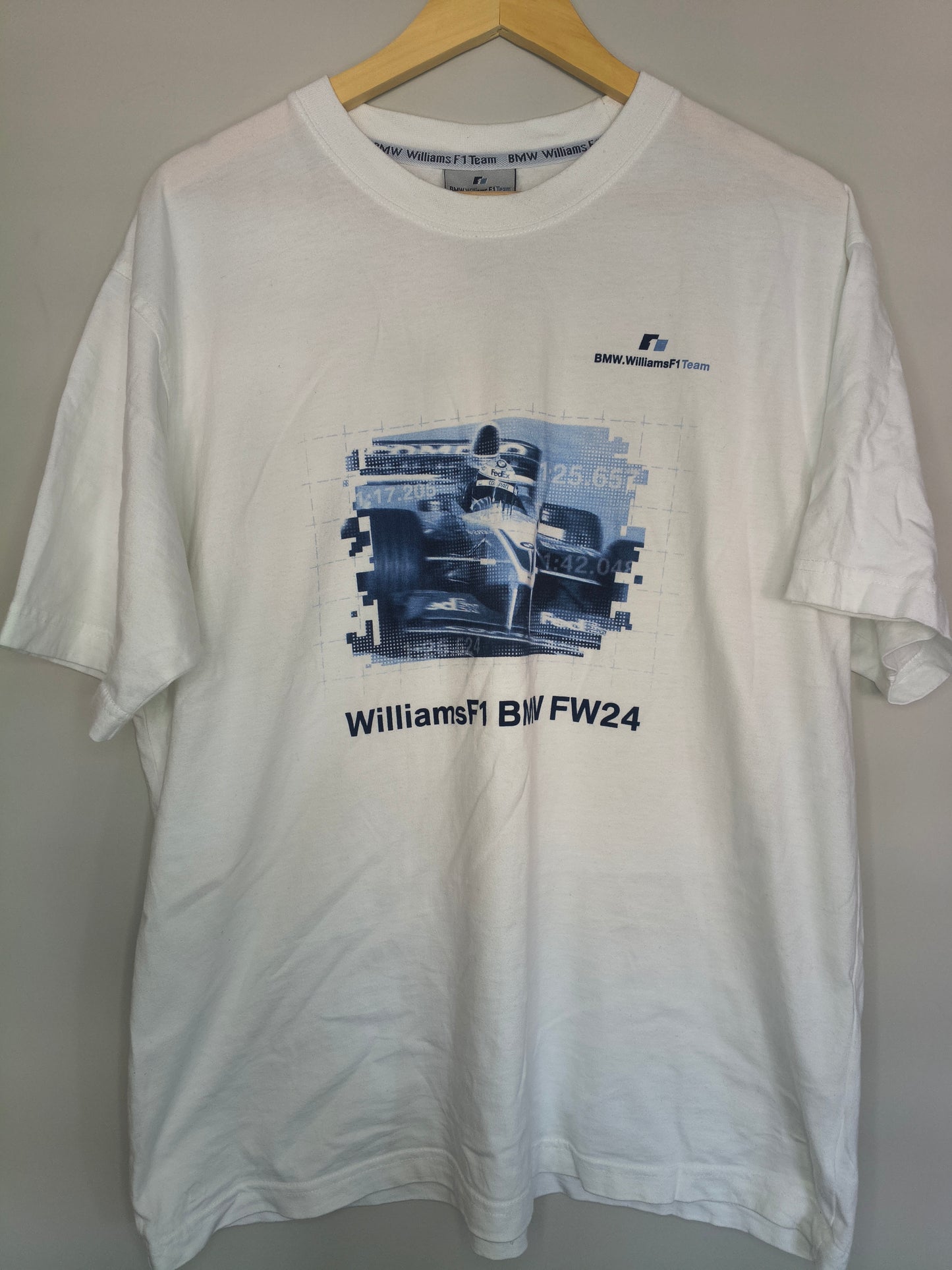 2002 BMW Williams FW24 t-shirt official Juan Pablo Montoya Ralf Schumacher era