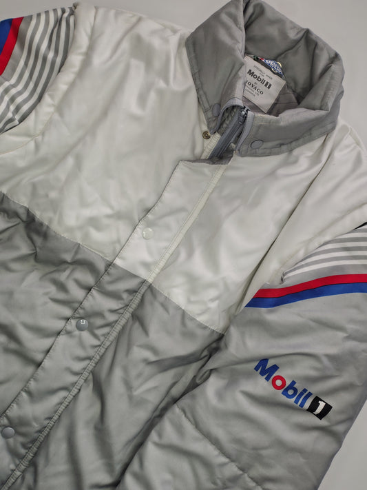 1980s Mobil 1 rally promotional jacket gilet vintage