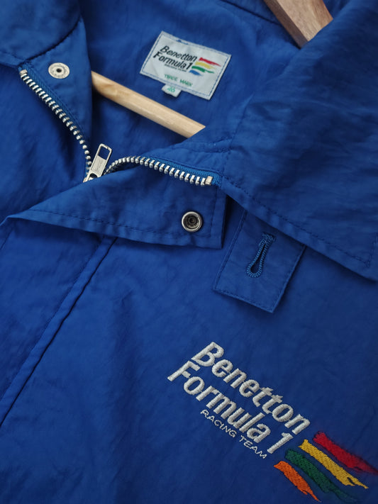 Benetton Formula 1 F1 Jacket Grand Prix Cropped Renault Official Rare