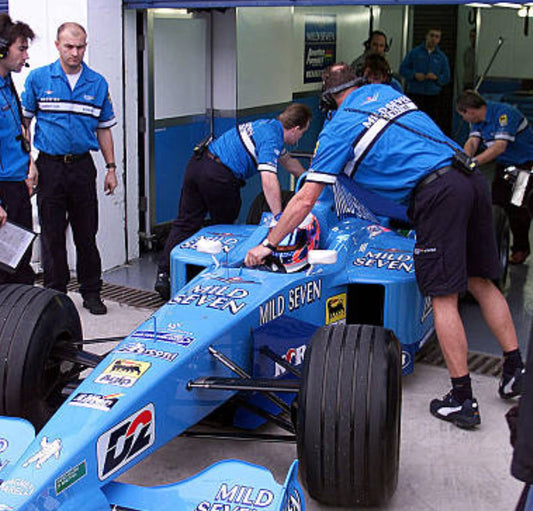 2000 Benetton Formula team issue crew shirt B200 F1 vintage