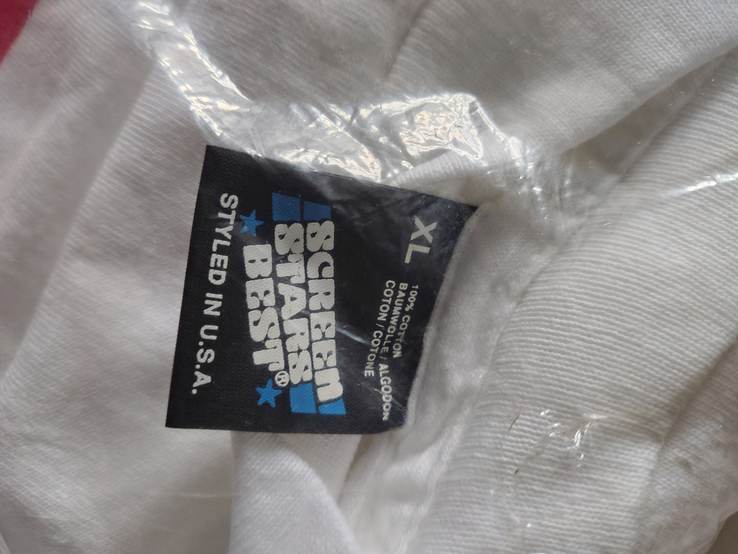 1990's Diet Pepsi white single stitch t-shirt screen stars made in Ireland XL cola rare deadstock