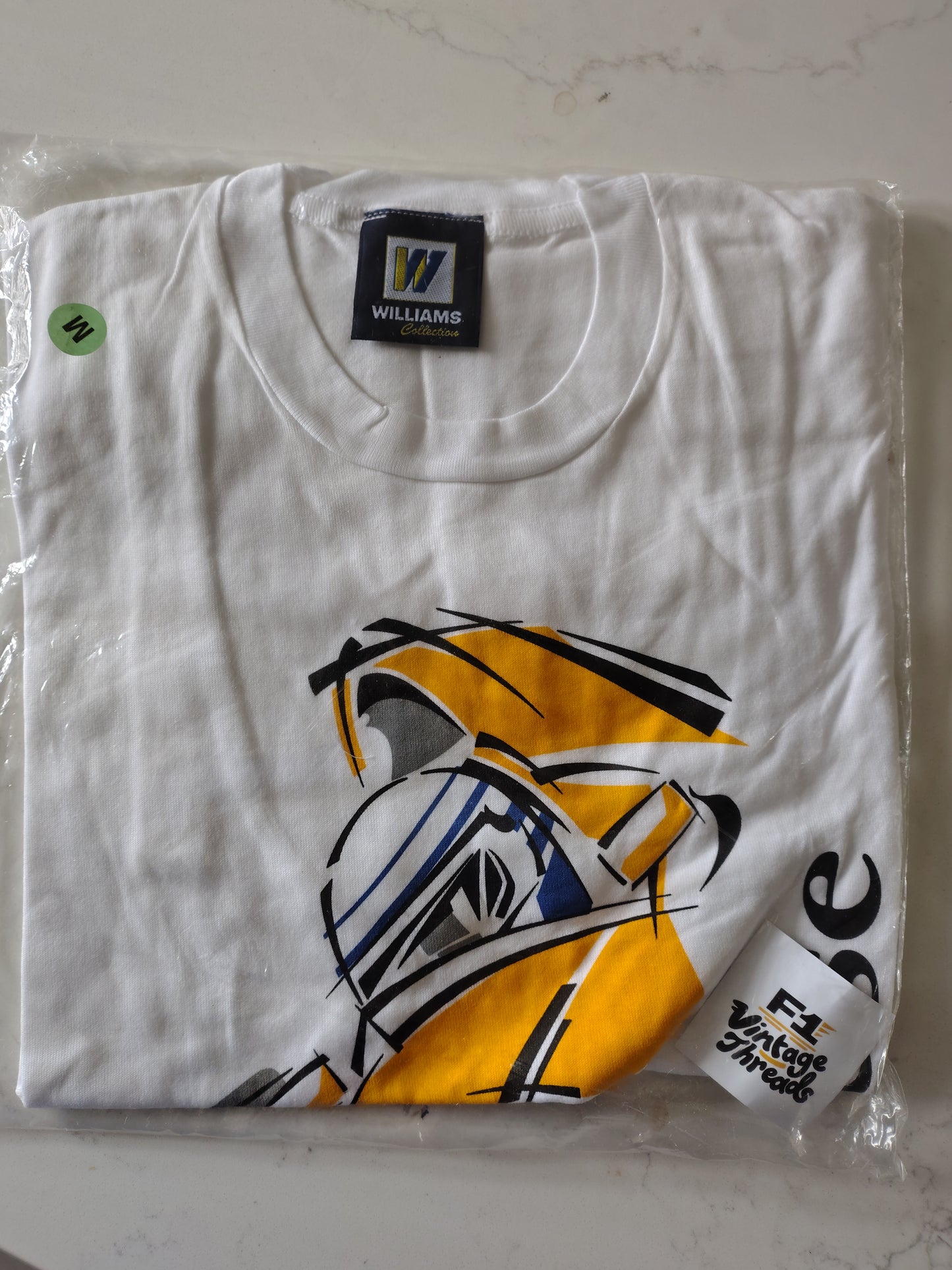 Vintage Canon Williams collection Ricardo Patrese tshirt Deadstock medium grand prix formula one F1