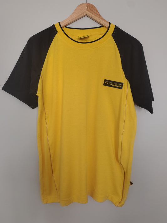 Official Jordan grand Prix t-shirt yellow black large formula 1 F1