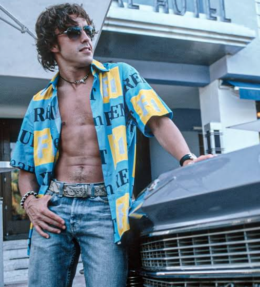 2004 Renault F1 crazy Hawaiian beach summer shirt Fernando Alonso