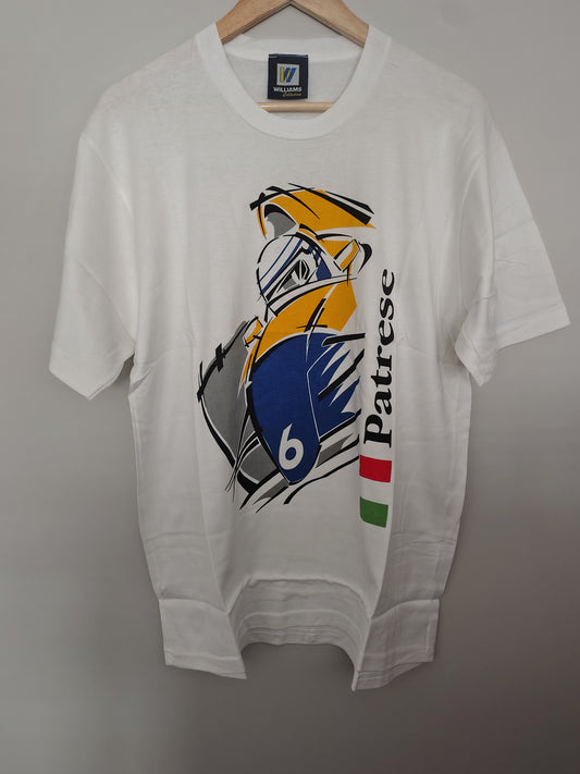 Vintage Canon Williams collection Ricardo Patrese tshirt Deadstock medium grand prix formula one F1