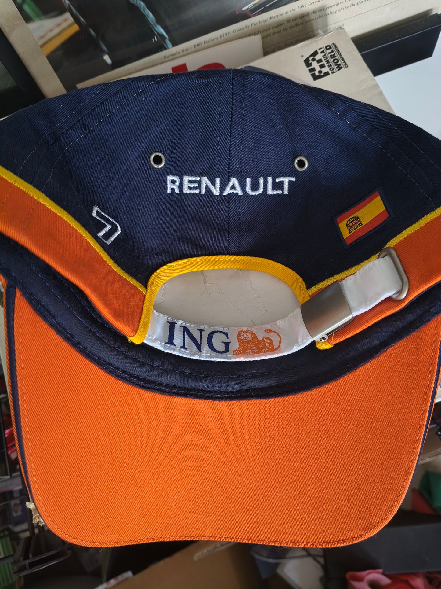 2009 ING Renault F1 team Fernando Alonso cap hat **KIDS**