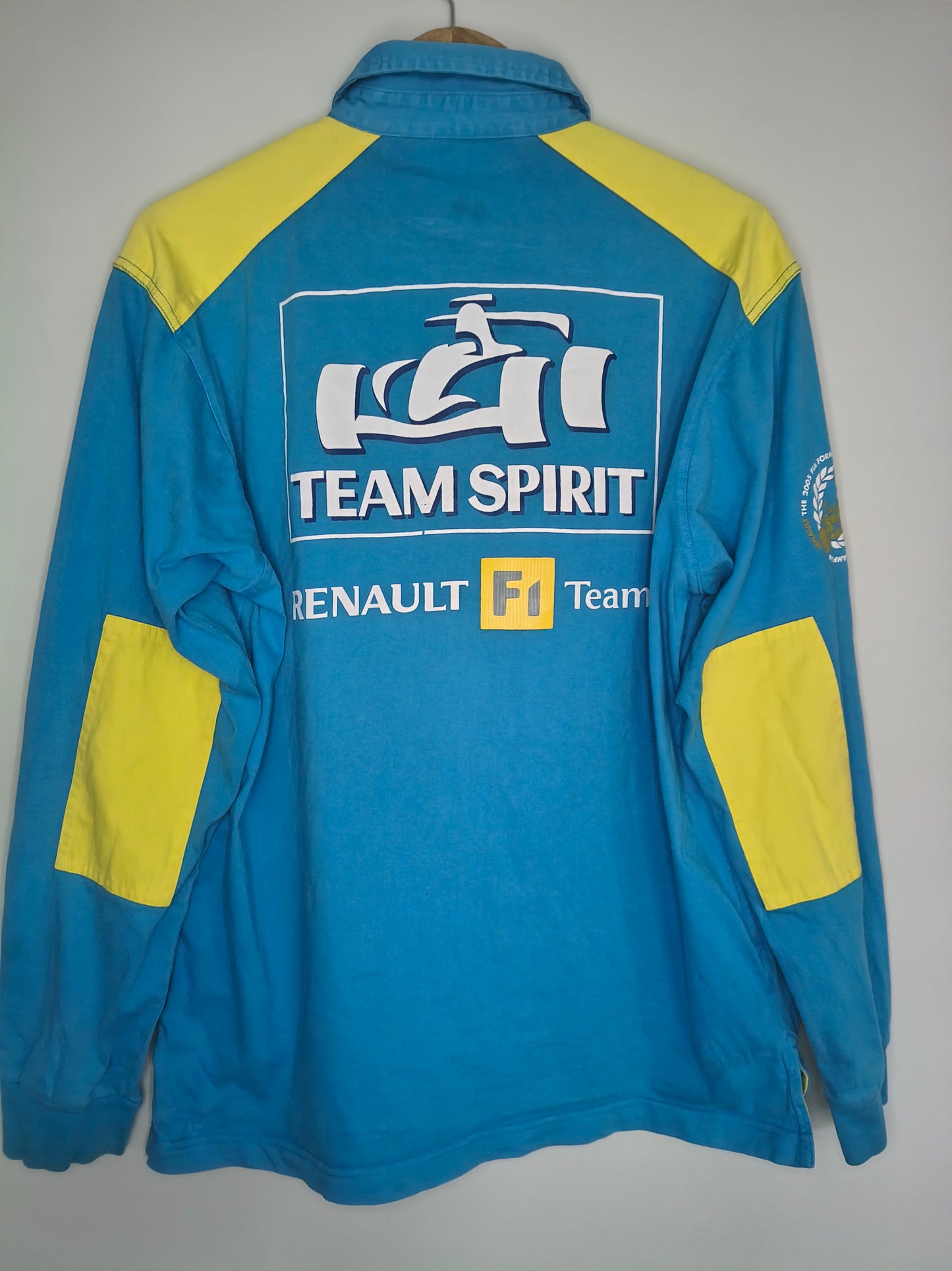 2006 Renault F1 constructors champions long sleeve rugby top Alonso era