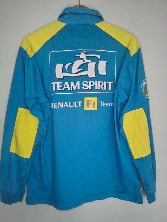 2006 Renault F1 constructors champions long sleeve rugby top Alonso era