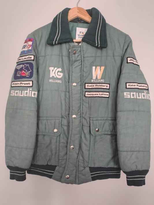 Vintage TAG Williams Albilad-Saudia Grand Prix Jacket FW08 Formula 1 grand Prix Prost Lauda Watson Rosberg