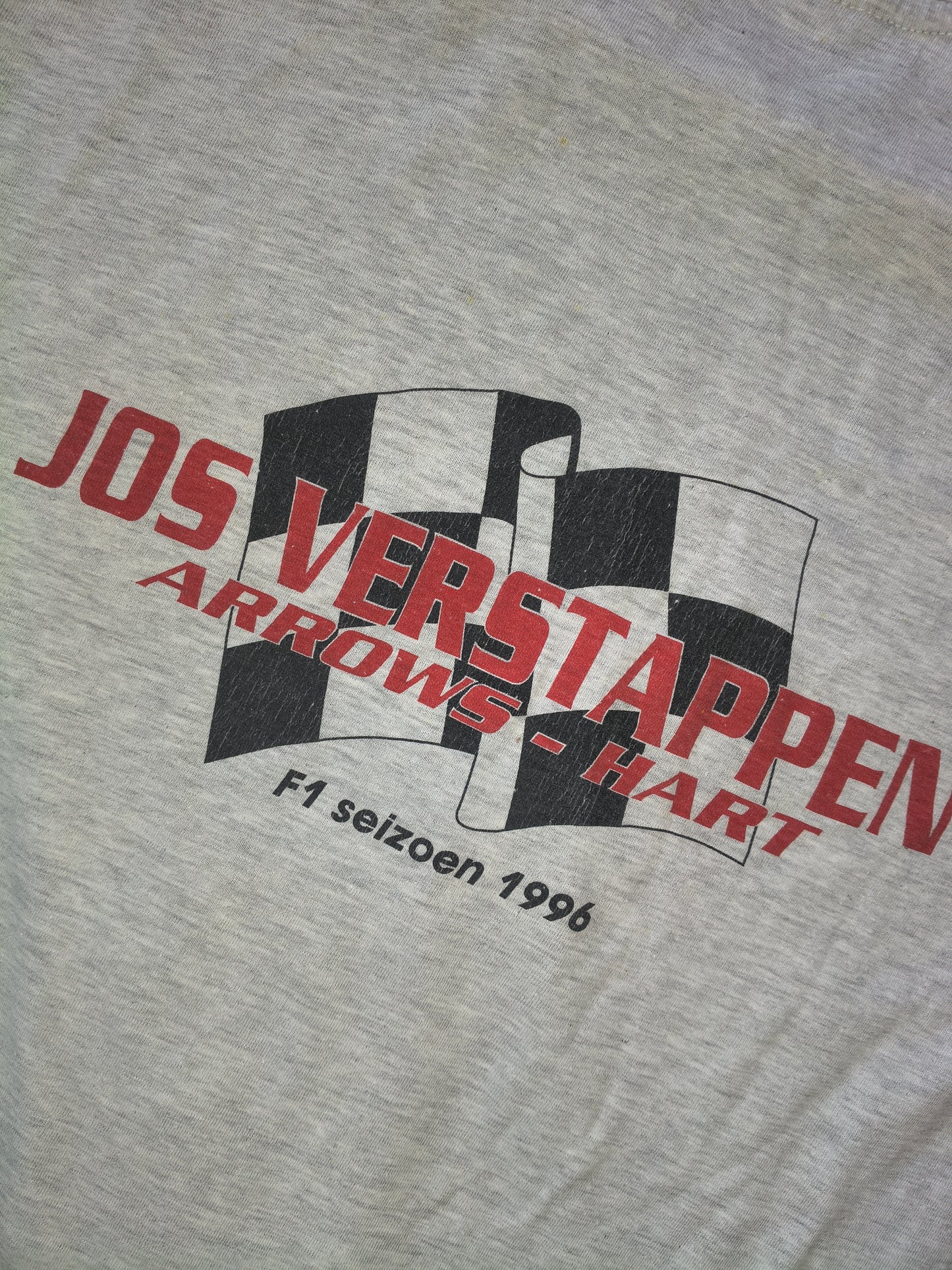 1996 Jos Verstappen Footwork Hart FA17 fan club t-shirt Arrows official