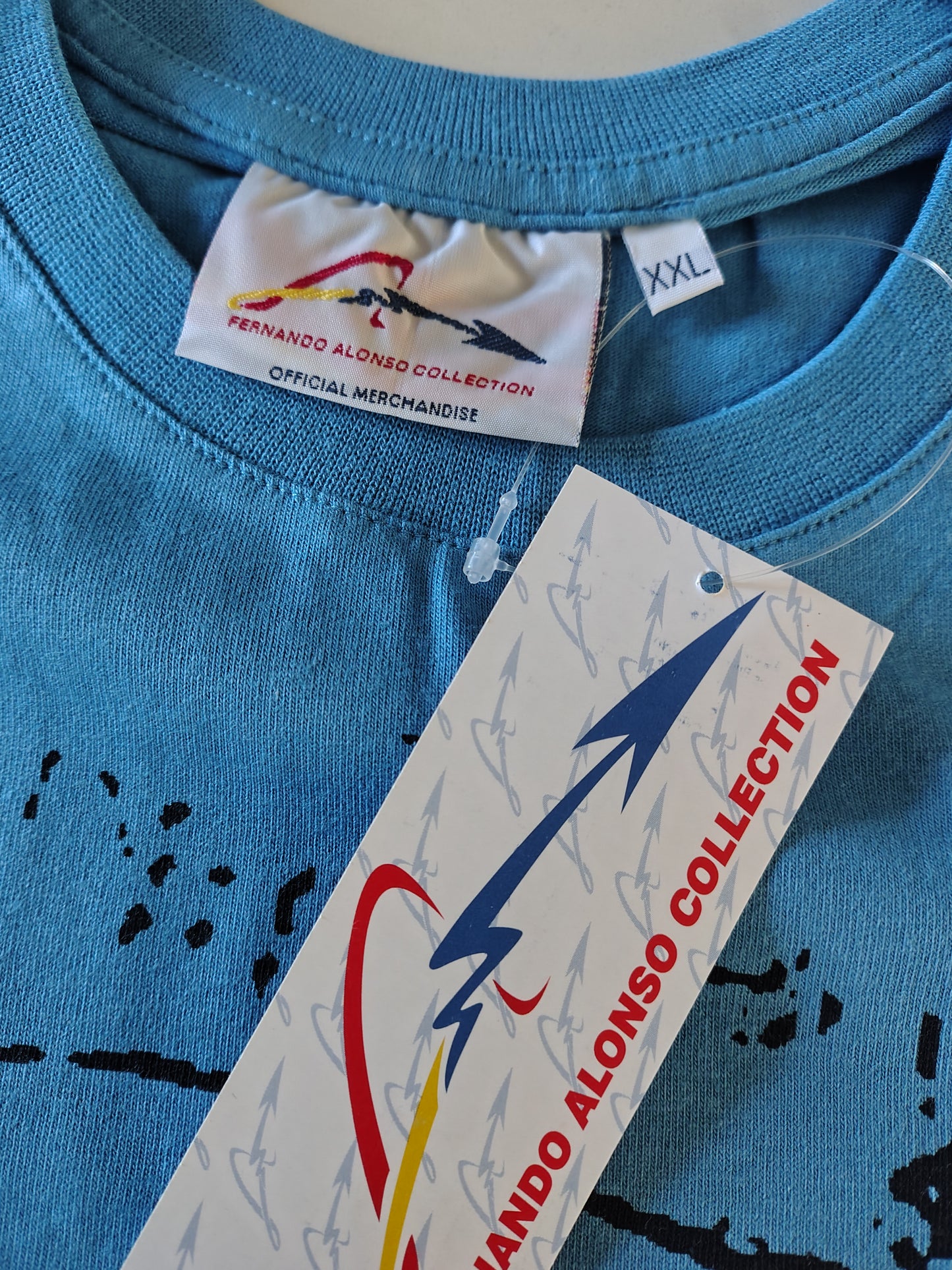Official Fernando Alonso Renault t-shirt blue circa 2005/06 F1 formula one BNWT XXL