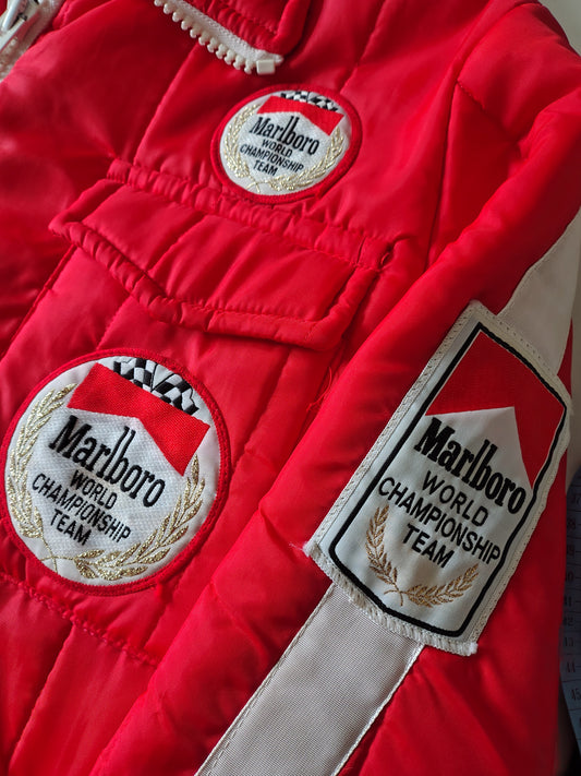 Vintage Marlboro World Championship team grid jacket formula one F1 grand Prix James Hunt Niki Lauda McLaren