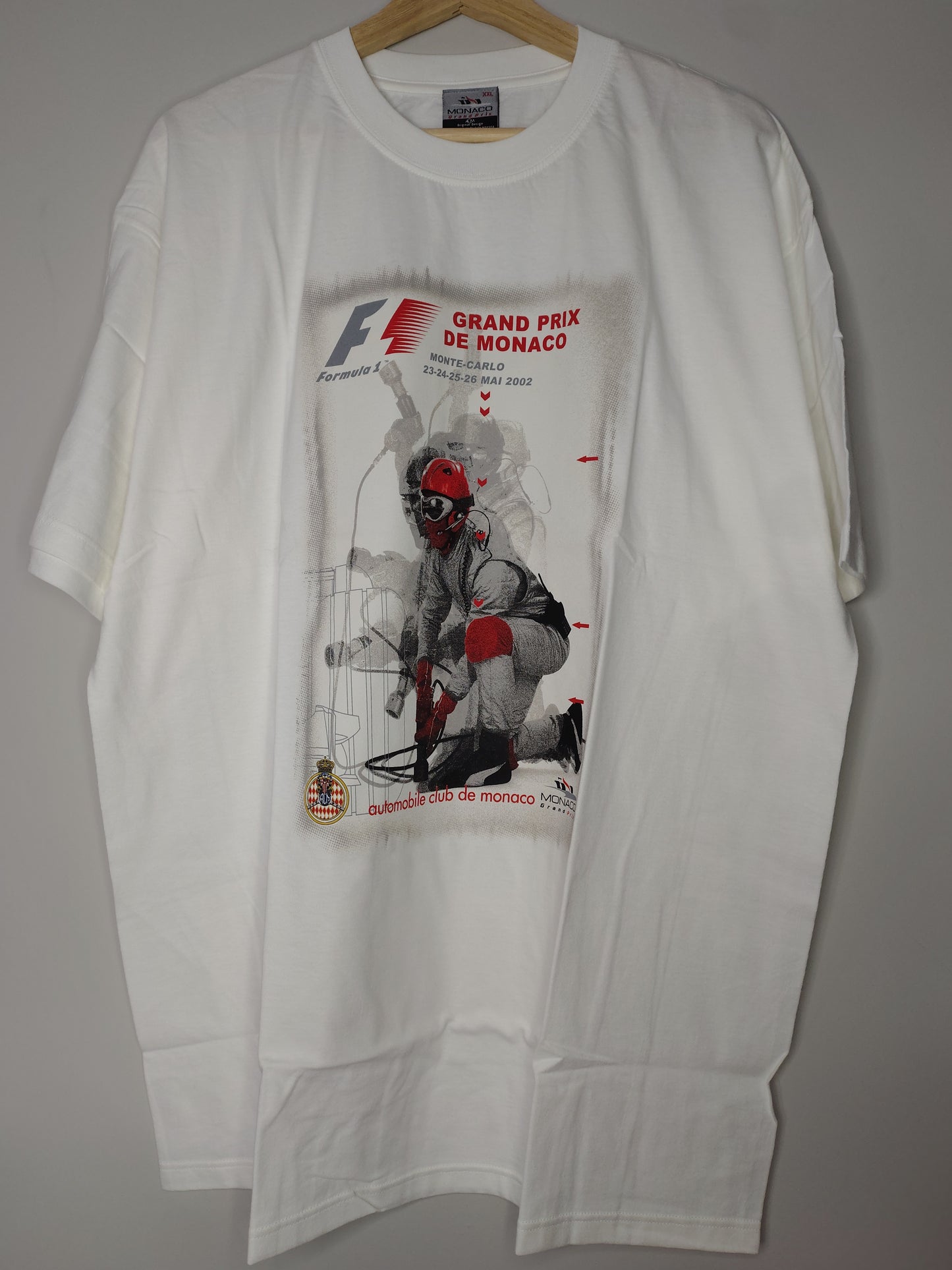 2002 F1 Grand Prix de Monaco Monte Carlo official t-shirt